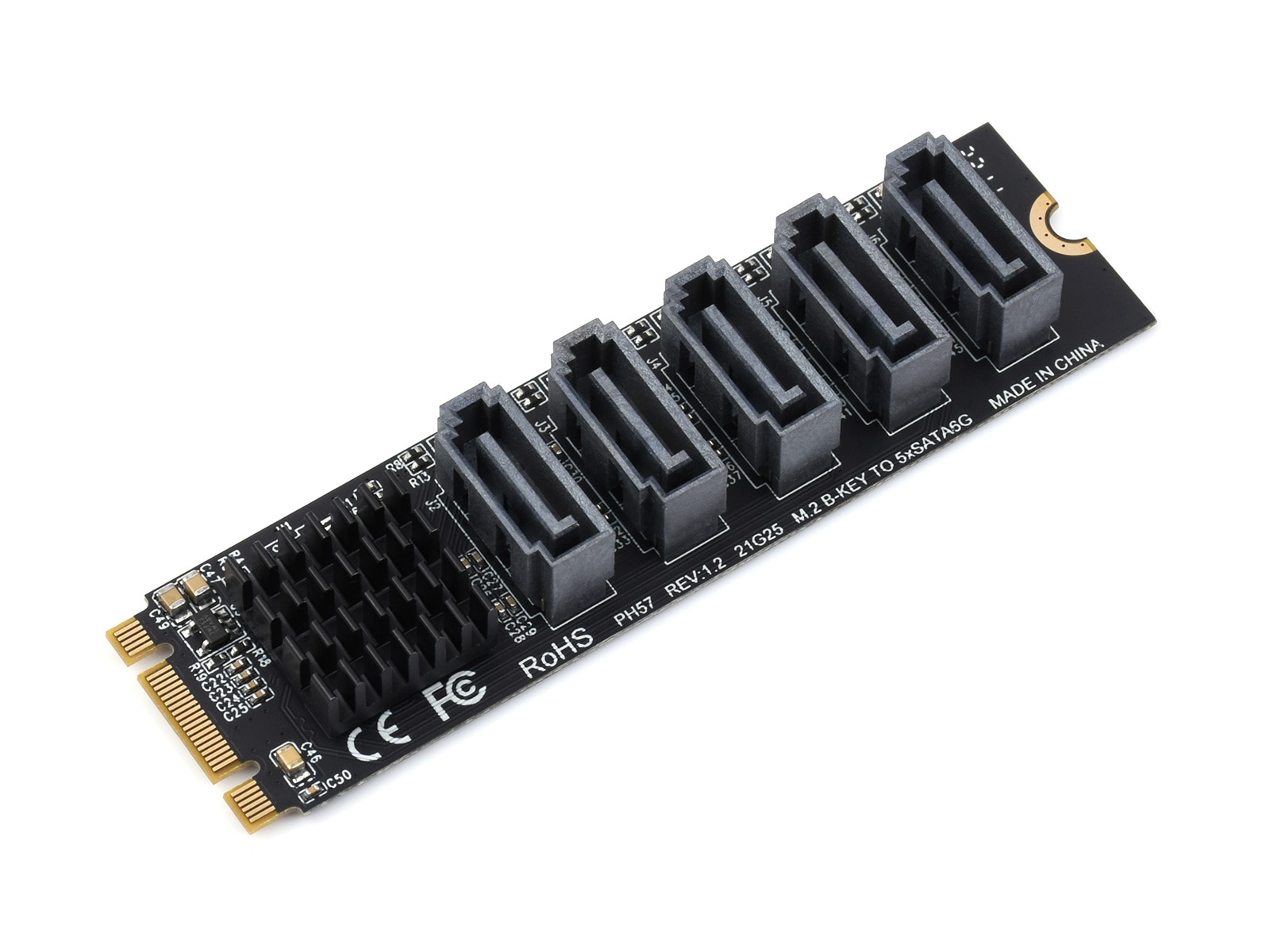 M.2 NGFF SATA-5-Ch SATA3 Ȯ, JMB575  Ĩ,  , JMB575  Ĩ ä